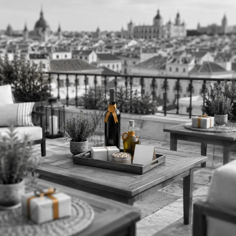 Elegant Spanish gifts from Madrid for hotel guests who love food and wine